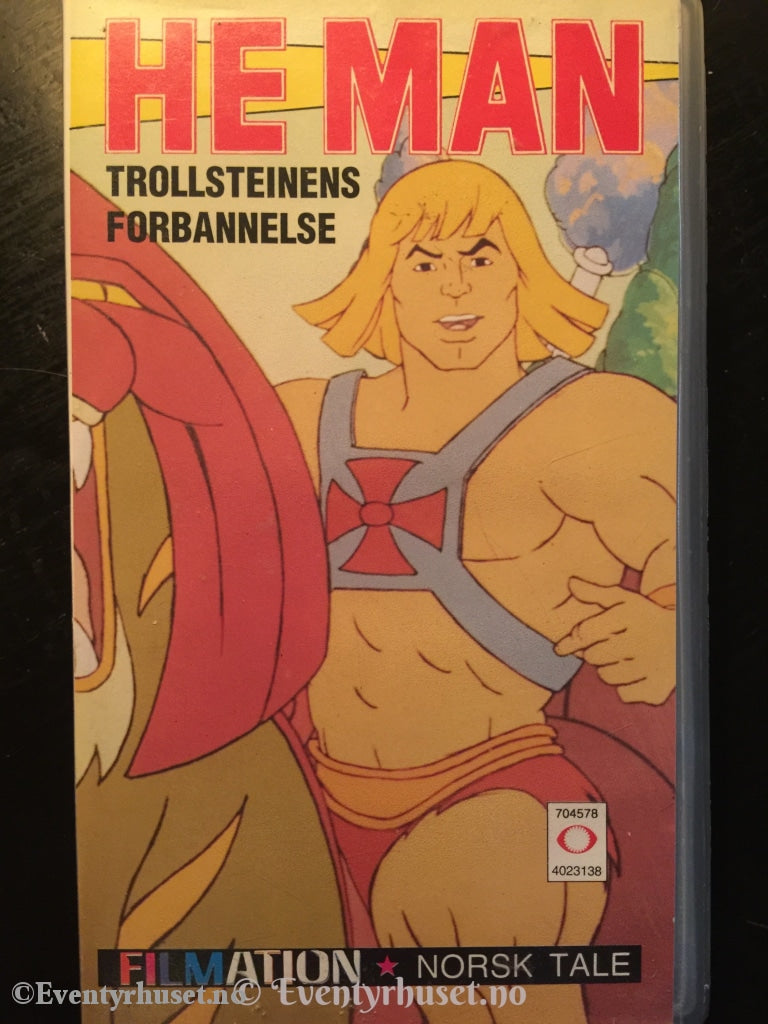 He-Man. Trollsteinens Forbannelse. Vhs. Vhs