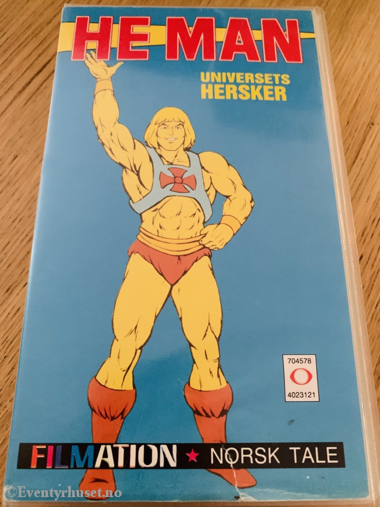 He-Man. Universets Hersker. Vhs. (Motu). Vhs