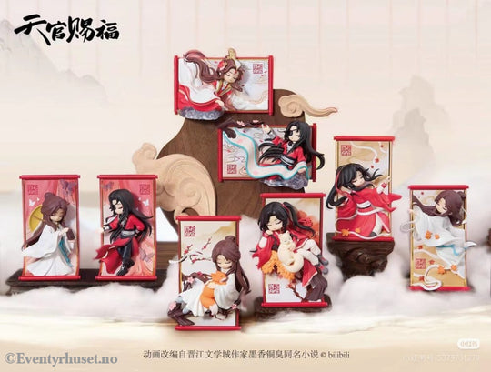 Heaven Official’s Blessing Mini Figures Gong Fu Jing Juan Series 13 cm Blind Box Display (8) Manga & Anime