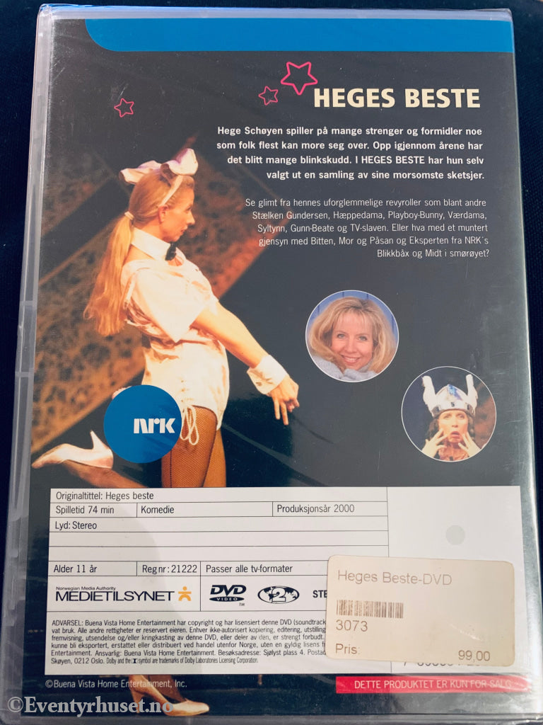 Heges Beste (Nrk). 2000. Dvd. Ny I Plast! Dvd