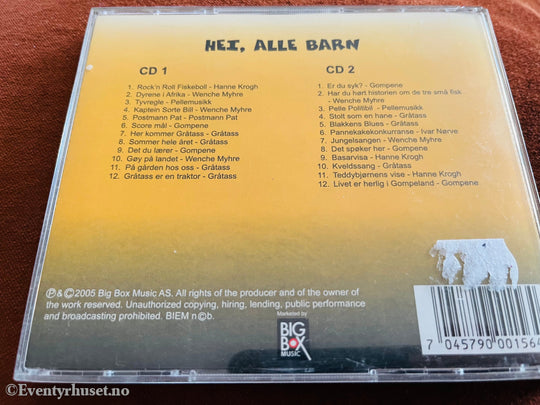 Hei Alle Barn (Gompene Pelle Politibil Mfl). Cd. Cd