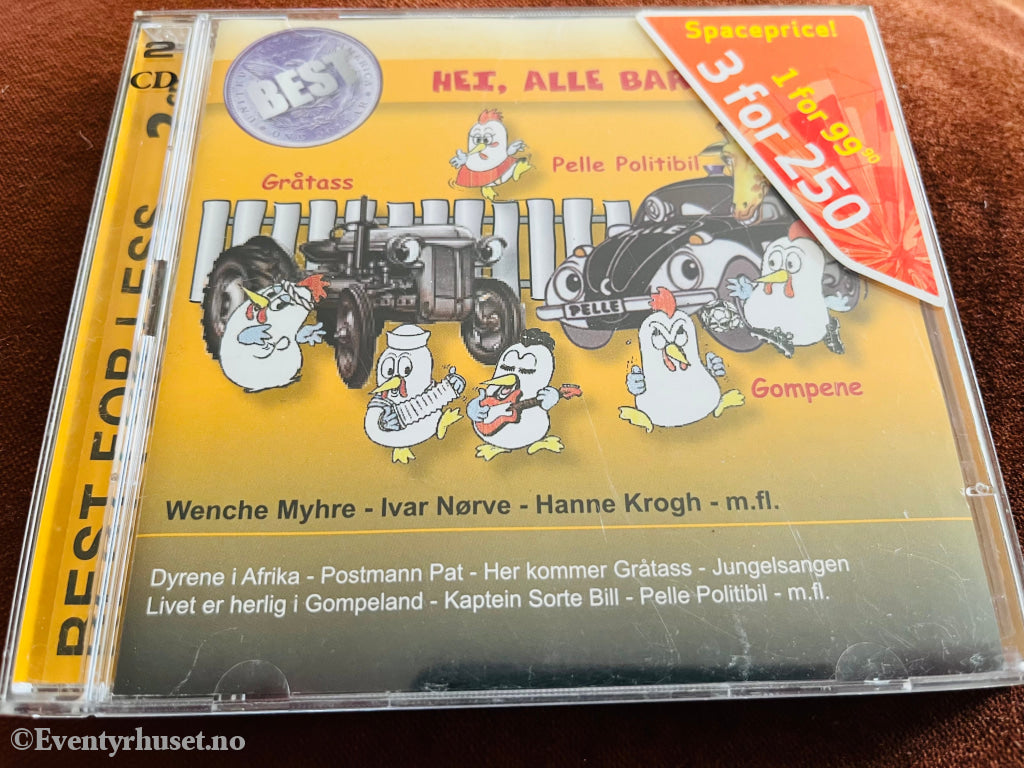 Hei Alle Barn (Gompene Pelle Politibil Mfl). Cd. Cd