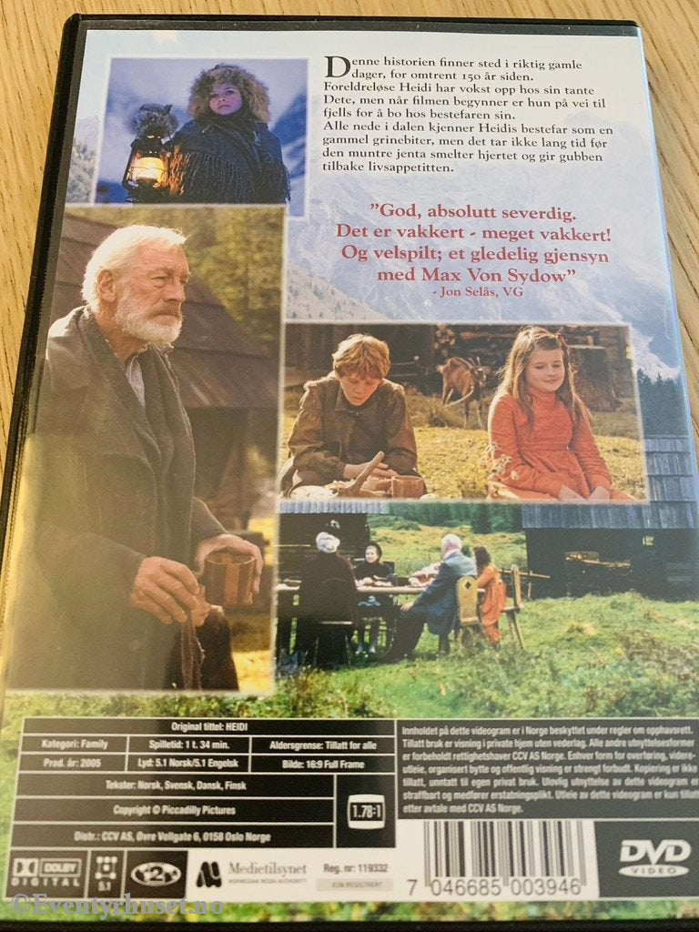 Heidi. 2005. Dvd. Dvd