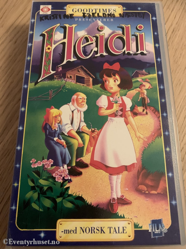 Heidi (Goodtimes Presenterer). 1994. Vhs. Vhs