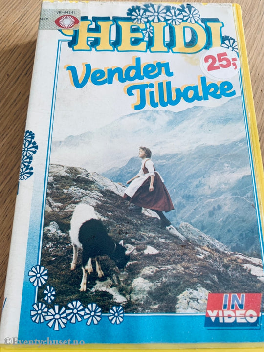 Heidi Vender Tilbake. Vhs Big Box.