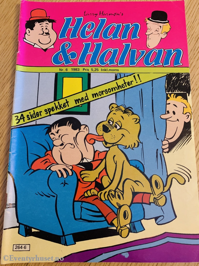 Helan & Halvan. 1983/06. Tegneserieblad