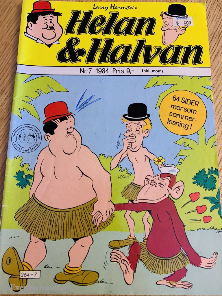 Helan & Halvan. 1984/07. Tegneserieblad