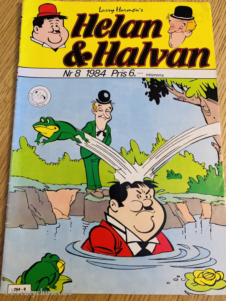 Helan & Halvan. 1984/08. Tegneserieblad