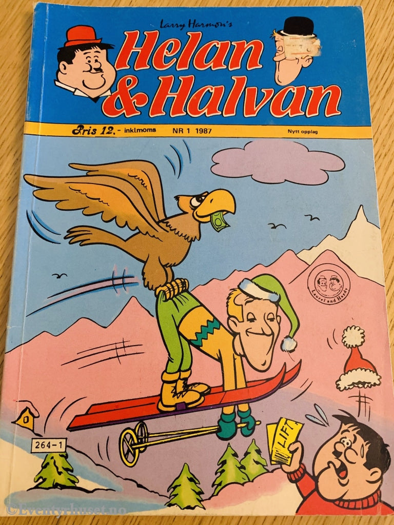 Helan & Halvan. 1987/01. Tegneserieblad