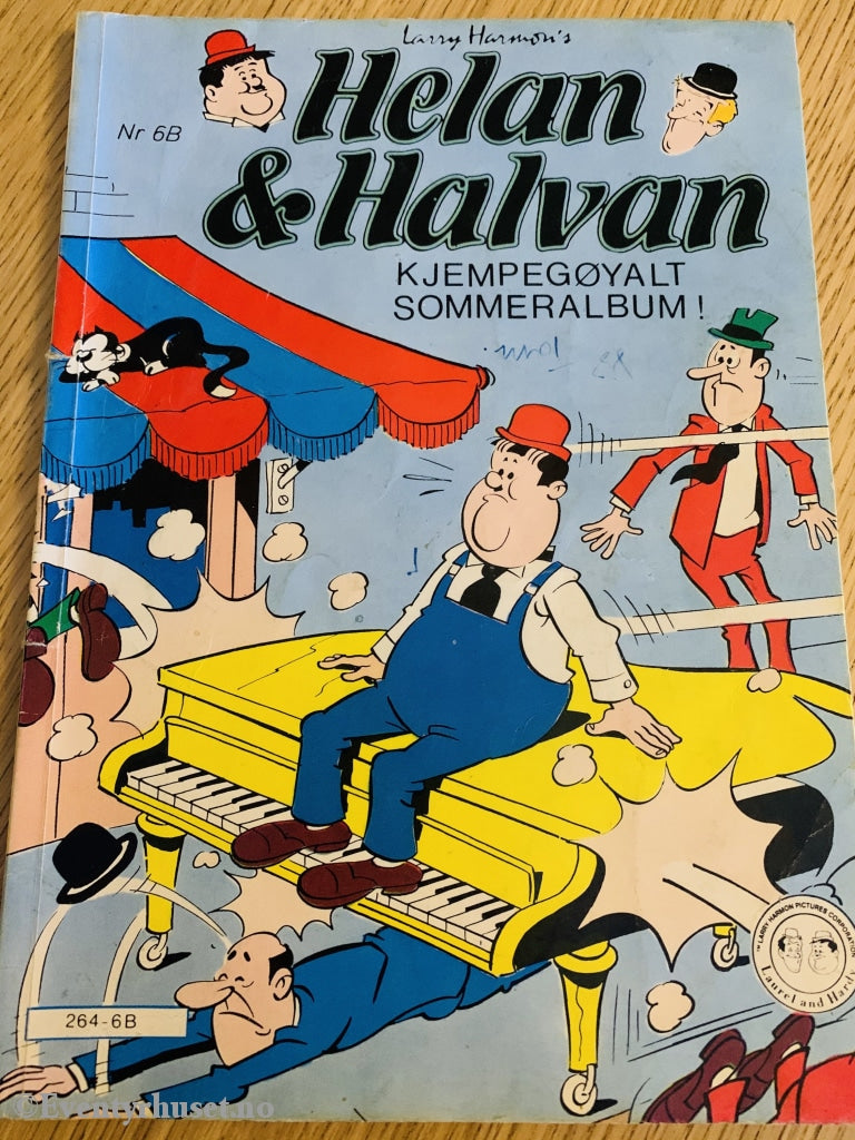Helan & Halvan - Sommeralbum. Tegneserieblad