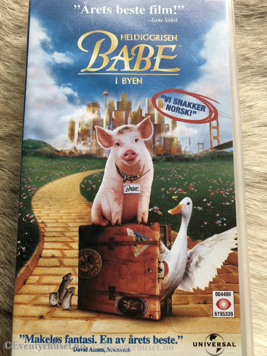 Heldiggrisen Babe I Byen. 1998. Vhs. Vhs