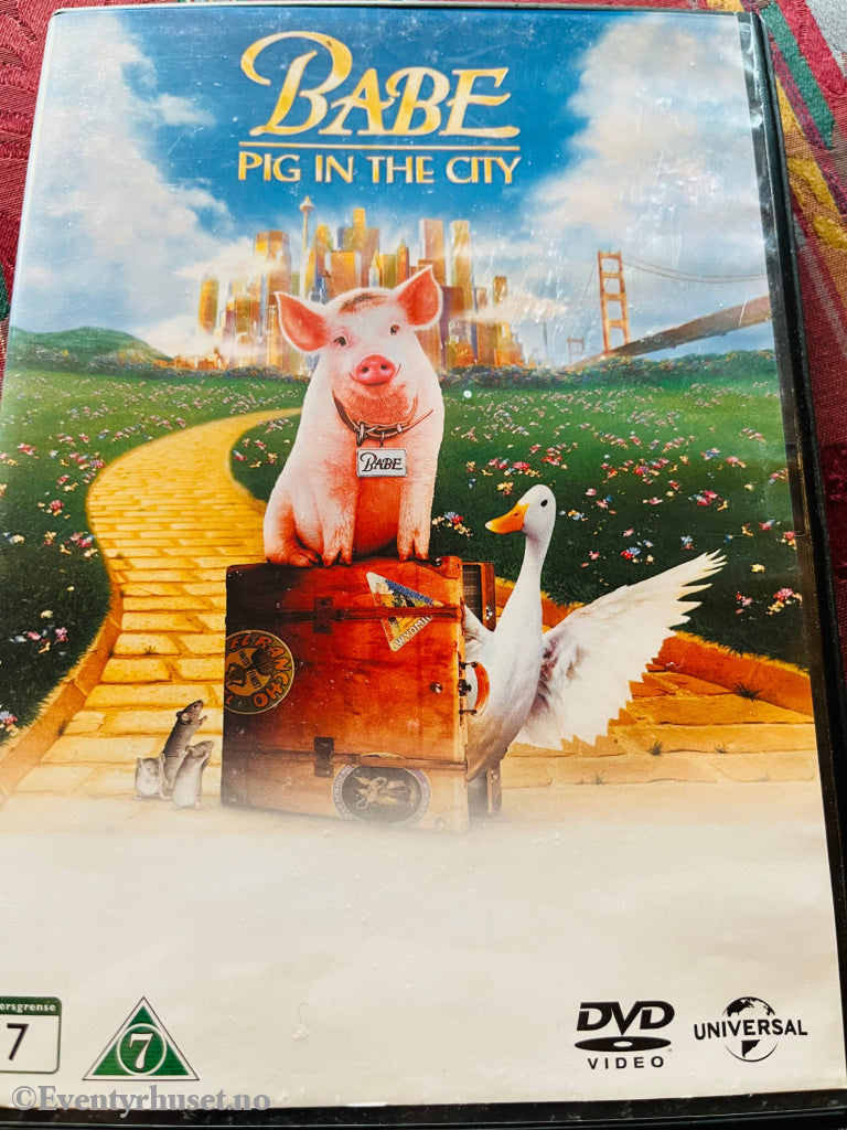 Heldiggrisen Babe I Byen (Babe - Pig In The City). 1998. Dvd. Dvd