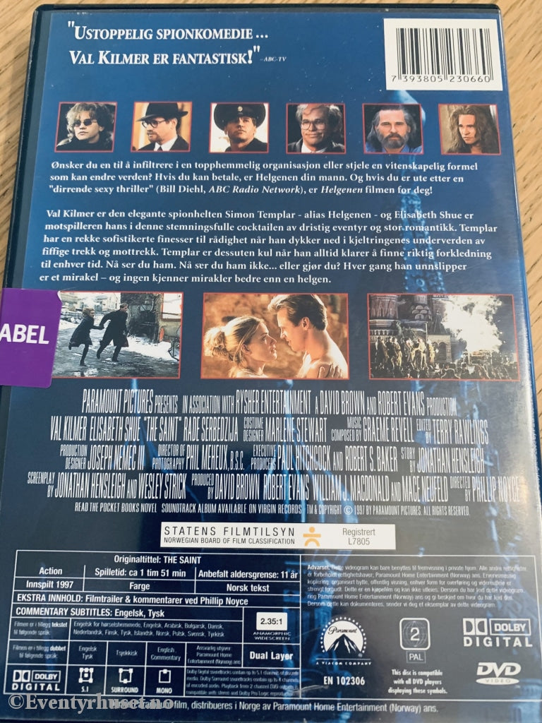 Helgenen. 1997. Dvd. Dvd