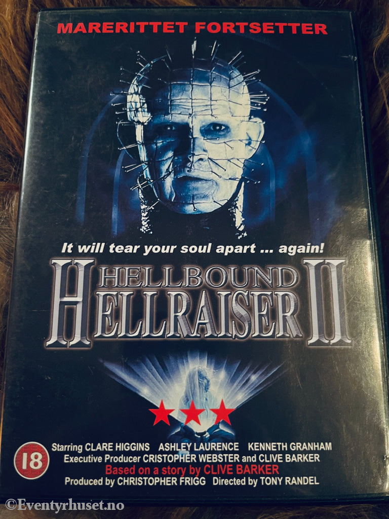 Hellbound Hellraiser Ii. 1984. Dvd. Dvd