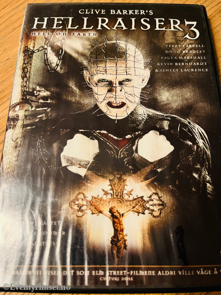 Hellbound Hellraiser Iii. 1992. Dvd. Dvd