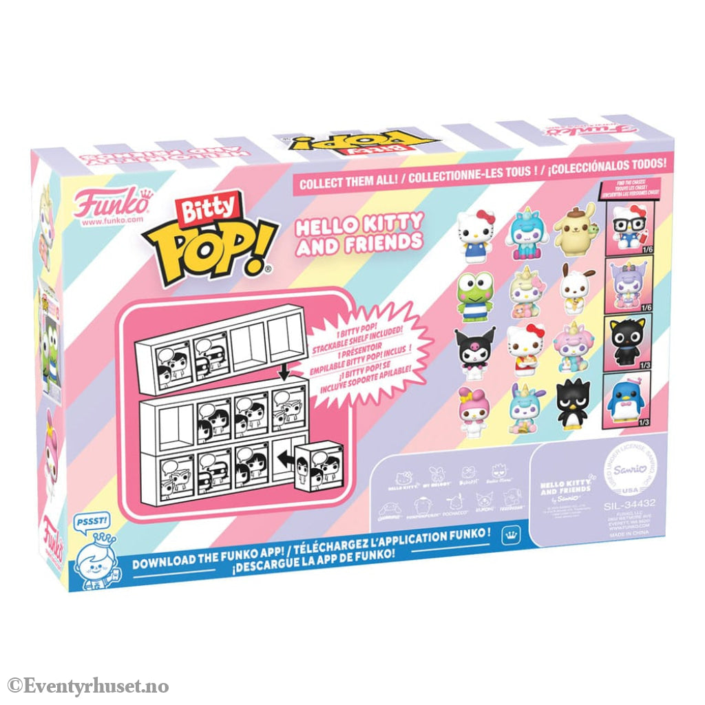 Hello Kitty and Friends Bitty POP! Vinyl Figure 4-Pack Series 1 2 cm Collectibles