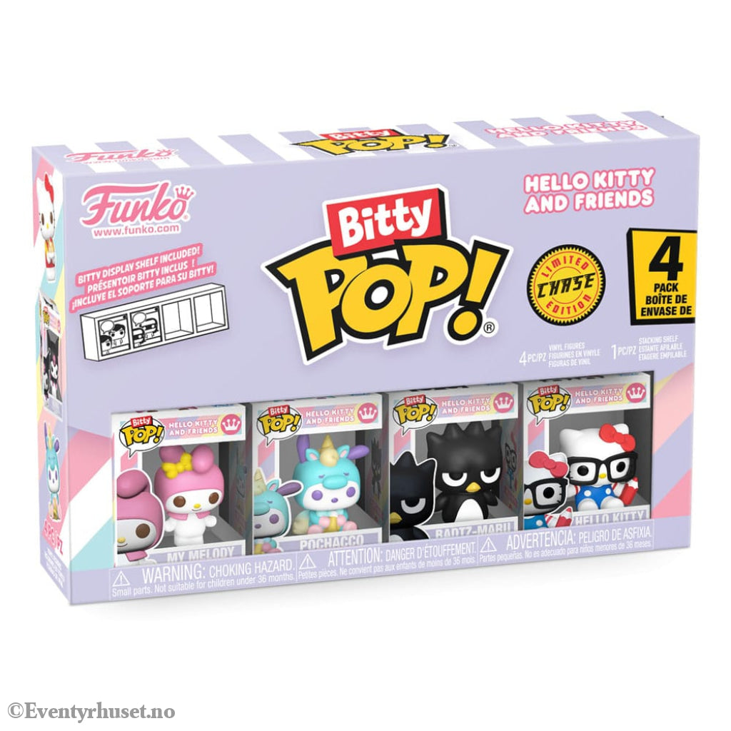 Hello Kitty and Friends Bitty POP! Vinyl Figure 4-Pack Series 4 2 cm Collectibles
