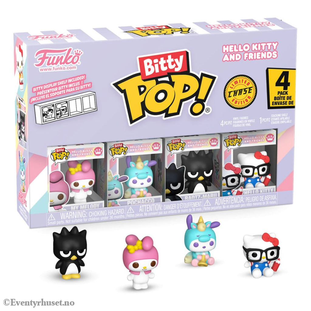 Hello Kitty and Friends Bitty POP! Vinyl Figure 4-Pack Series 4 2 cm Collectibles
