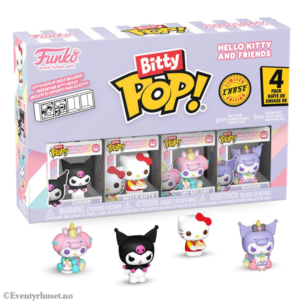 Hello Kitty and Friends Bitty POP! Vinyl Figure 4-Pack Series 3 2 cm Collectibles