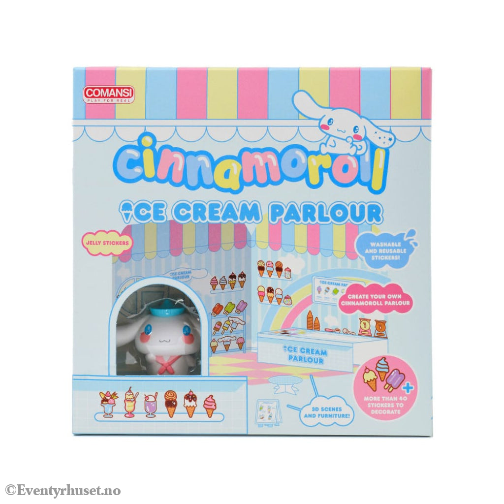 Hello Kitty and Friends Mini figure Sticker House Cinnamoroll Ice Cream Parlour. Mint In Sealed Box (MISB)! Actionfigur