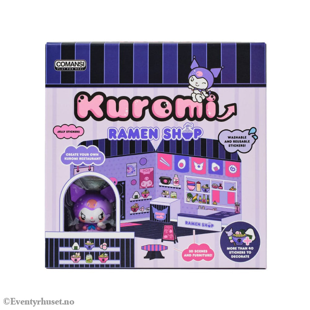 Hello Kitty and Friends Mini figure Sticker House Kuromi Ramen Shop. Mint In Sealed Box (MISB)! Actionfigur