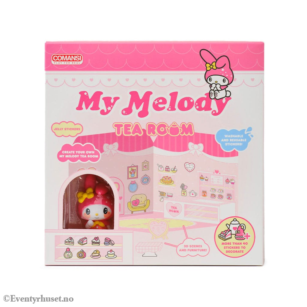 Hello Kitty and Friends Mini figure Sticker House My Melody Tea Room. Mint In Sealed Box (MISB)! Actionfigur