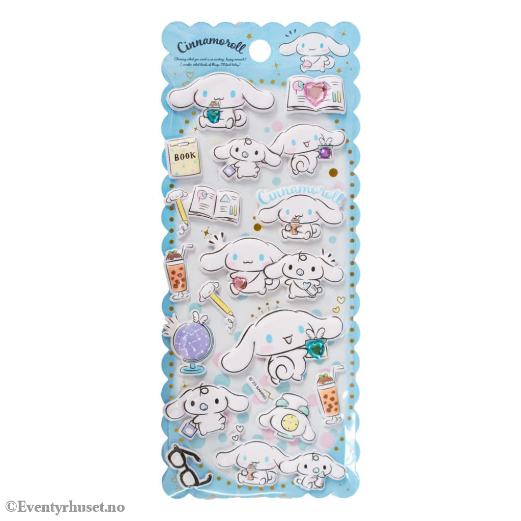 Hello Kitty and Friends Sticker Cinnamoroll Puffy Assortment (20) Home & Gifts