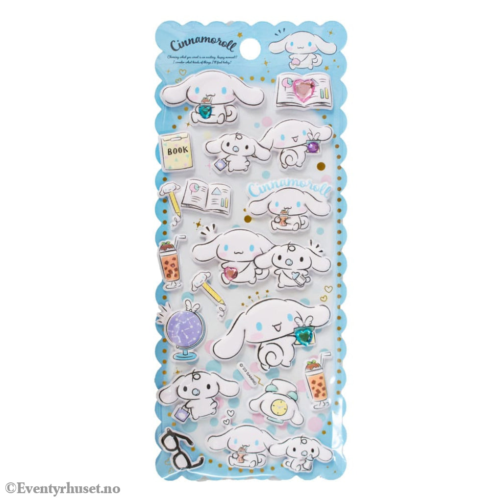 Hello Kitty and Friends Sticker Cinnamoroll Puffy Assortment (20) Home & Gifts