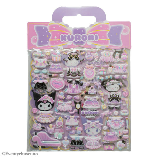 Hello Kitty and Friends Sticker Kuromi Puffy Assortment (10) Home & Gifts