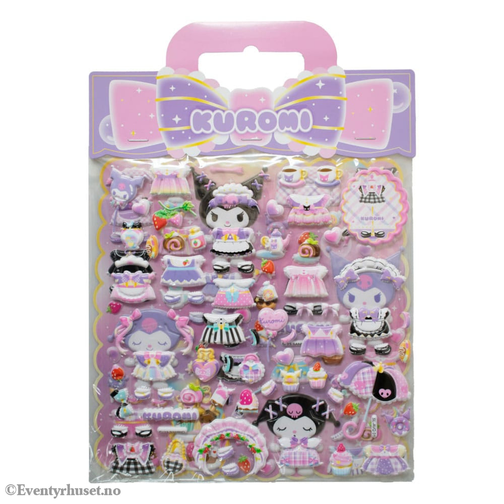 Hello Kitty and Friends Sticker Kuromi Puffy Assortment (10) Home & Gifts