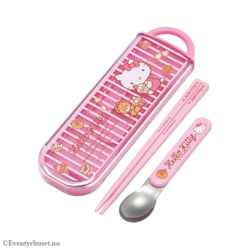 Hello Kitty Chopsticks & Spoon Sweety pink Home & Gifts