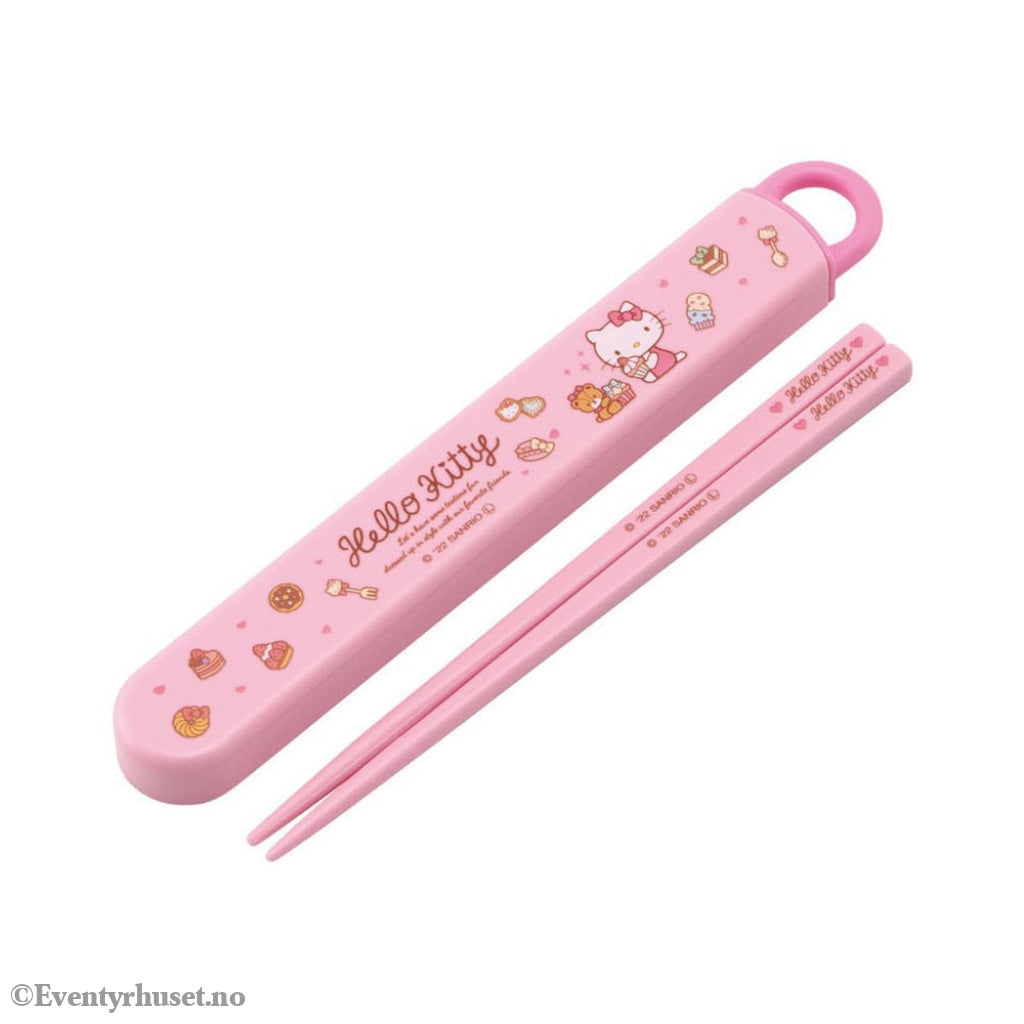 Hello Kitty Chopsticks with Box Sweety pink 16 cm Home & Gifts