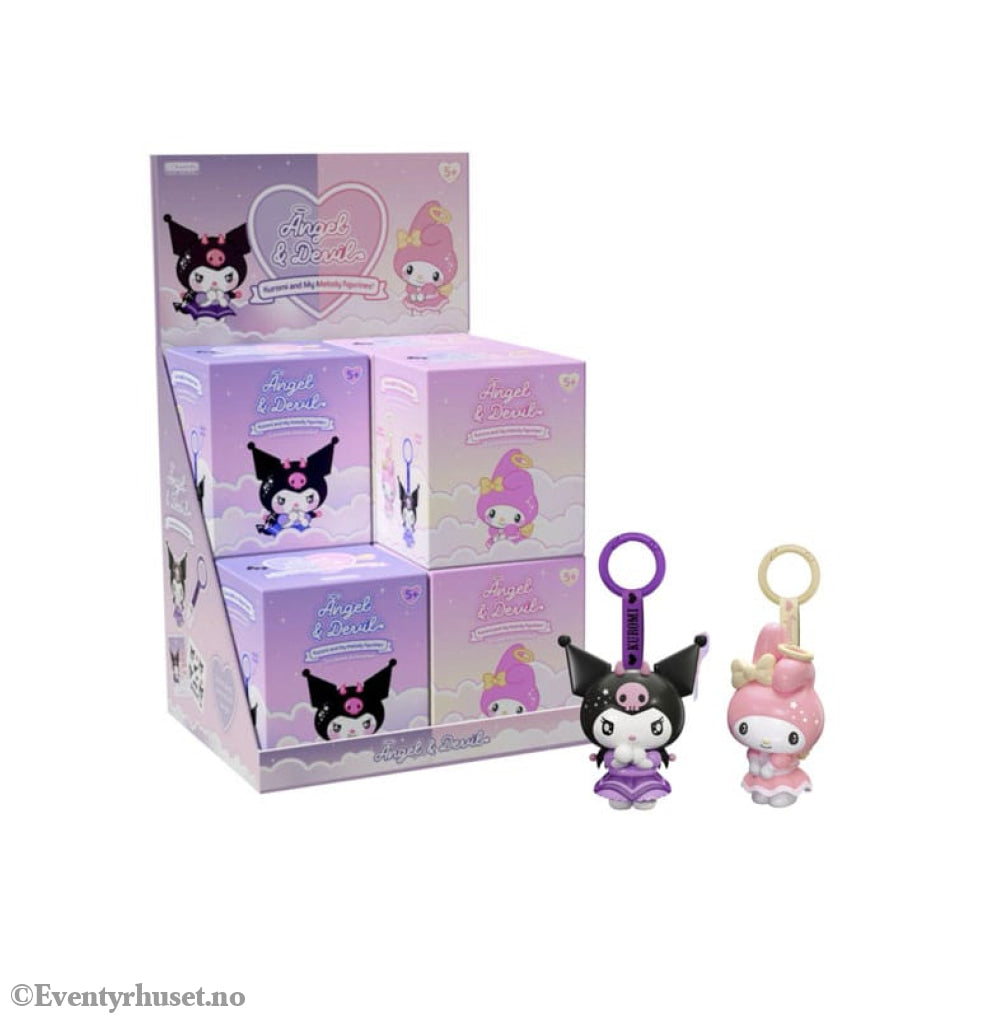 Hello Kitty Keyring Angel & Devil Assortment (8) Collectibles