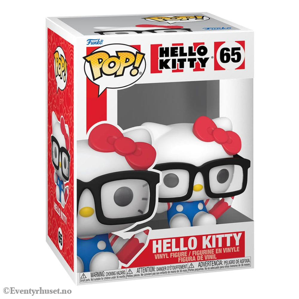 Hello Kitty POP! Sanrio Vinyl Figure Hello Kitty Nerd 9 cm Collectibles