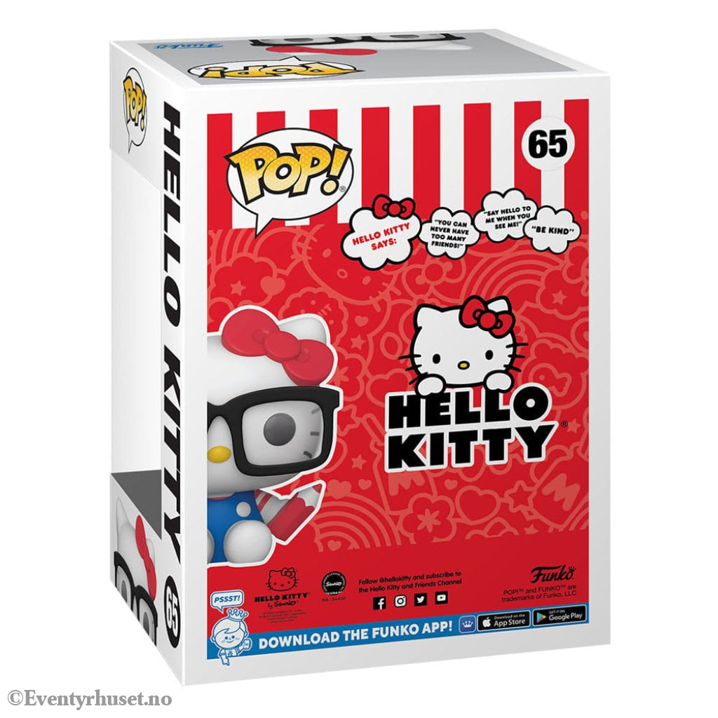 Hello Kitty POP! Sanrio Vinyl Figure Hello Kitty Nerd 9 cm Collectibles