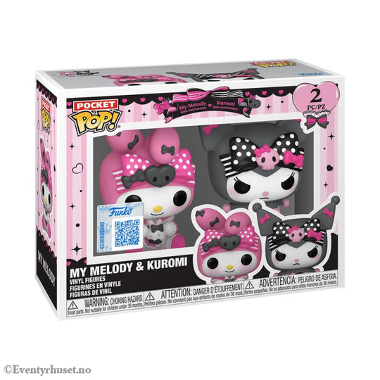 Hello Kitty POP! Vinyl Keychain 2-Pack My Melody & Kuromi 4 cm Fashion & Accessories