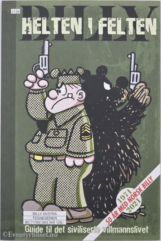 Helt i felten – Billy Ekstra. Pocketbok.