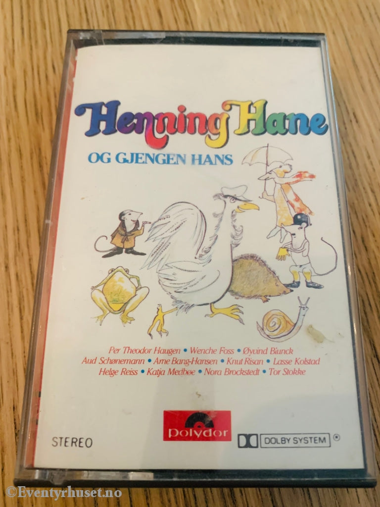 Henning Hane Og Gjenggen Hans. 1991. Kassett. Kassettbok