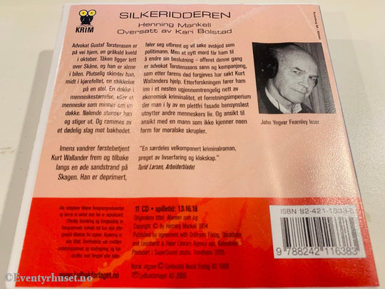 Henning Mankell. 1996/05. Silkeridderen. Lydbok På 11 Cd.