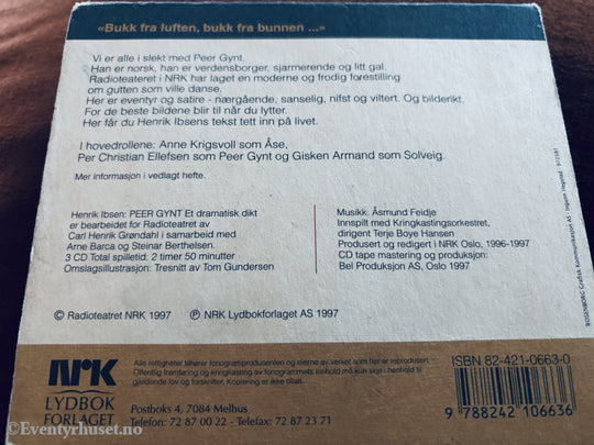 Henrik Ibsen Peer Gynt. Lydbok på CD.