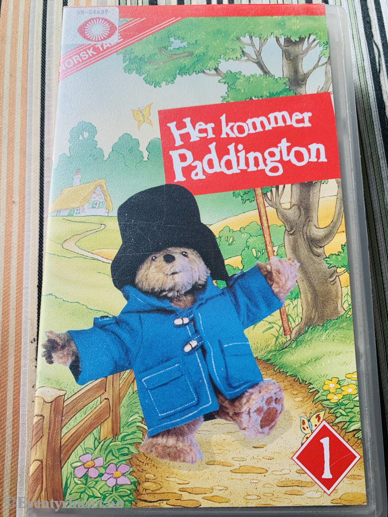 Her Kommer Paddington 1. På Nye Eventyr. 1991/94. Vhs. Vhs