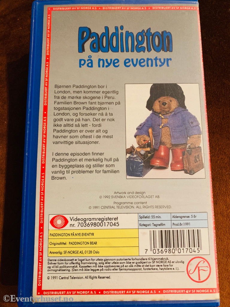 Her Kommer Paddington 4. På Nye Eventyr. 1991/94. Vhs. Vhs