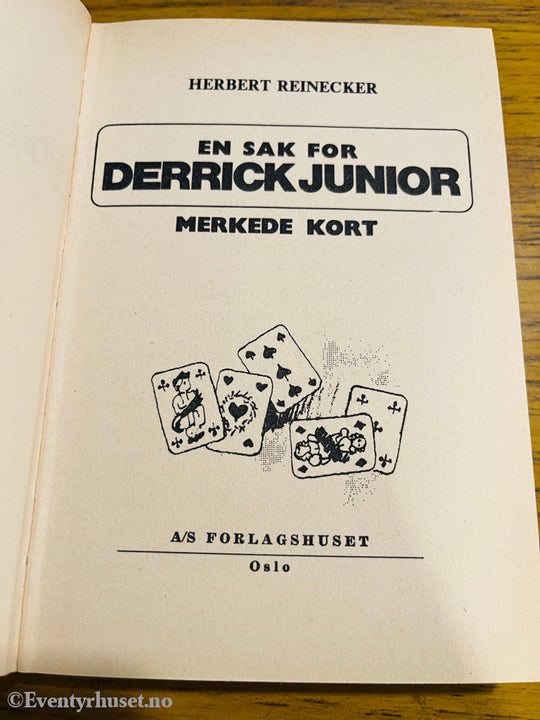Herbert Reinecker. 1980. Derrick junior: Merkede kort. Bok.