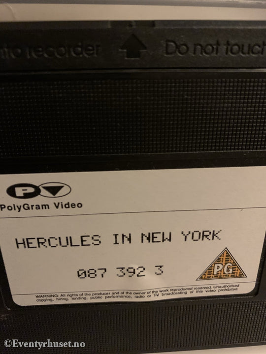 Hercules I New York. 1993. Vhs. Norsksolgt! Vhs
