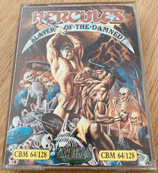 Hercules - Slayer Of The Dammed. Commodore 64/128 Spill. Norsksolgt Med Kvittering!