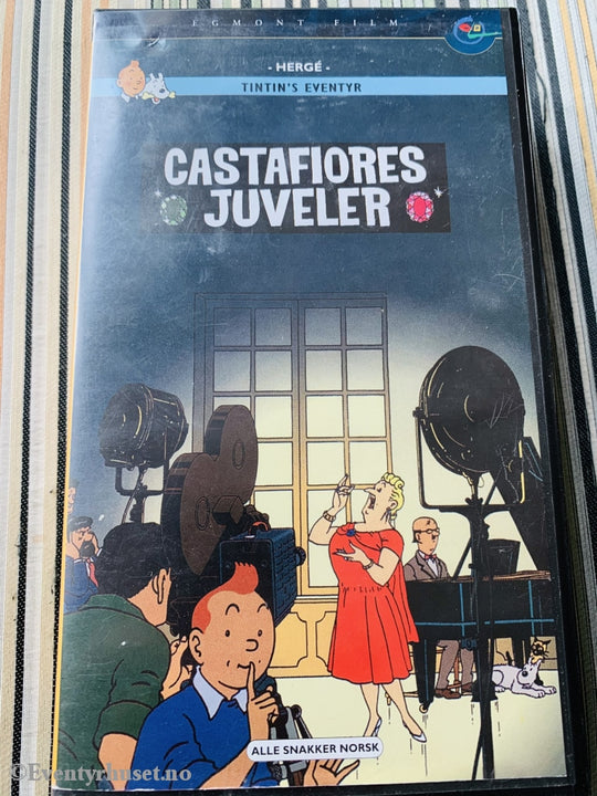Hergé: Tintin. 1991. Castafiores Juveler. Vhs. Vhs
