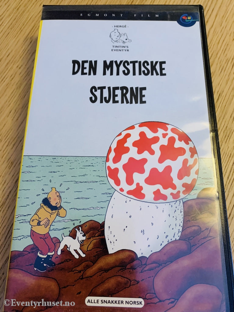 Hergé: Tintin. 1991. Den Mystiske Stjernen. Vhs. Vhs