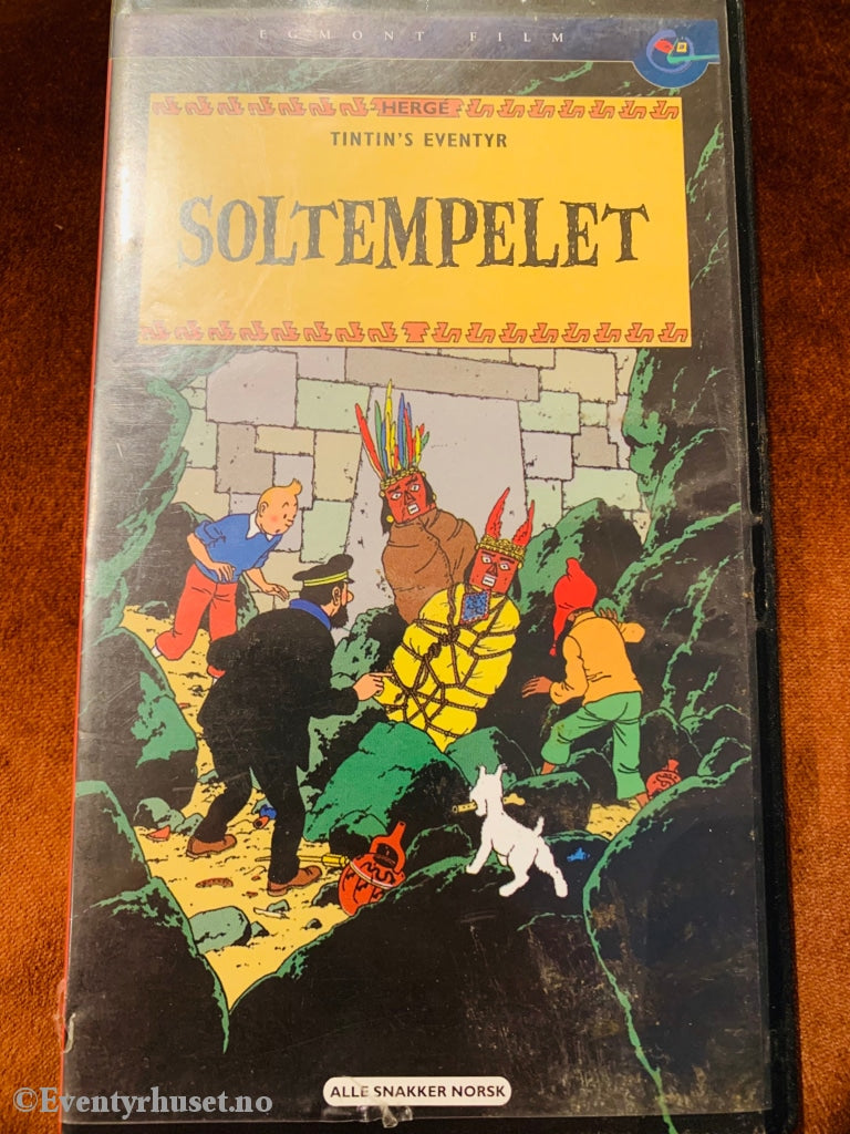 Hergé: Tintin. 1991. Soltempelet. Vhs. Vhs