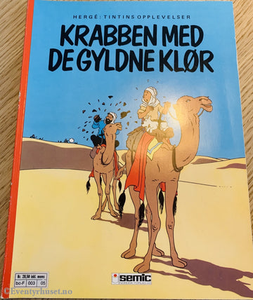 Hergé: Tintin album nr. 09. Krabben med de gyldne klør. 1953/1986.