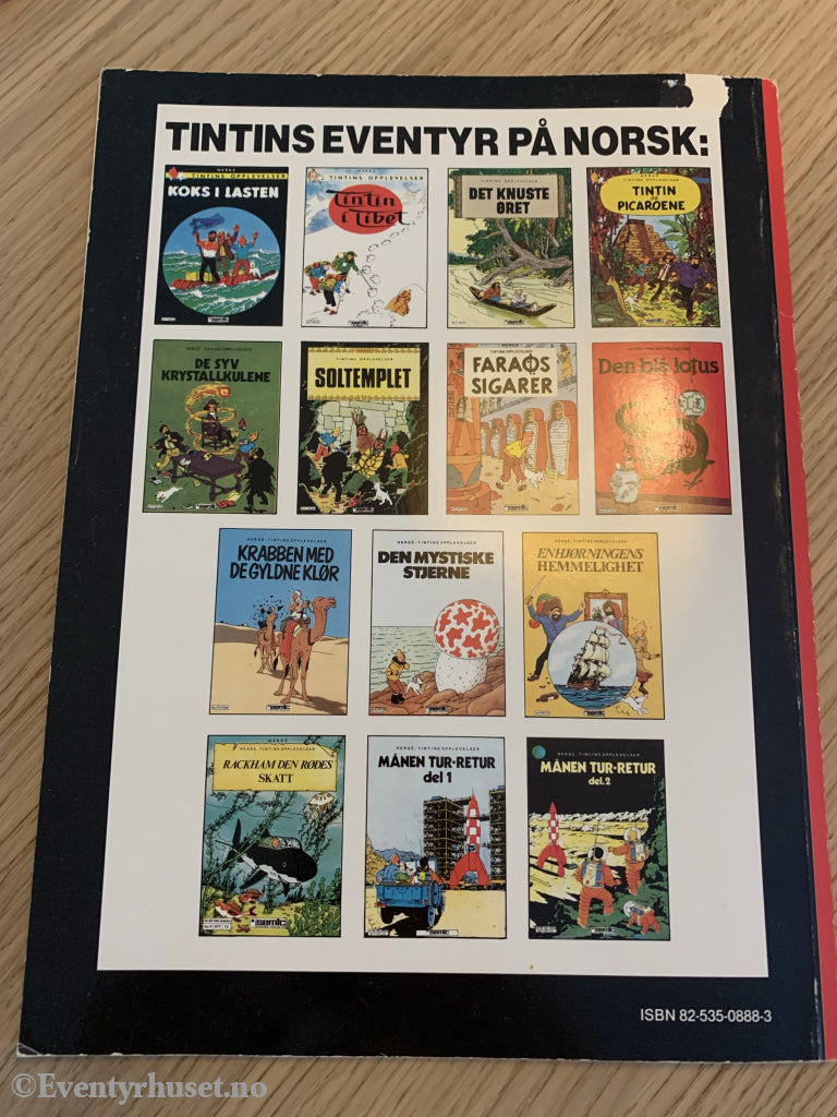 Hergé: Tintin Album Nr. 14. Månen Tur-Retur Del 2. 1954/1987. Tegneseriealbum